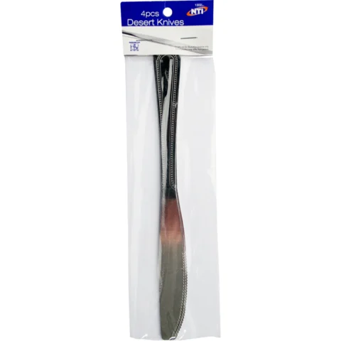Dessert Knife In Poly Bag 4 Pack