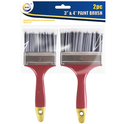 DID 3" & 4" Paint Brush Set 2pc
