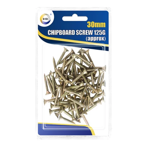 DID 30mm Chipboard Screws 125g