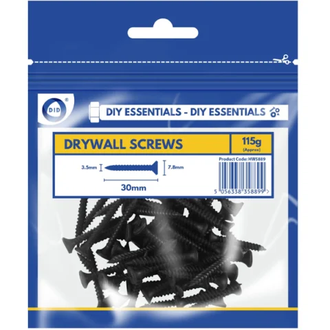 DID 30mm Drywall Carbon Steel Screws 115g