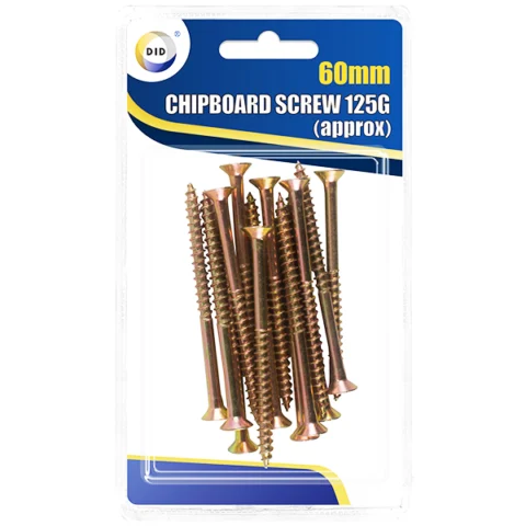 DID 60mm Chipboard Screw 125g