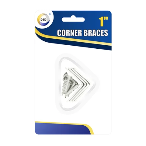 DID Corner Braces 1" With Screws 4 Pack