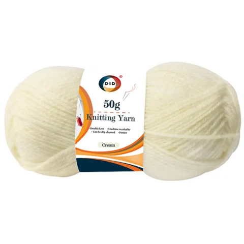 DID Cream Knitting Yarn 50g