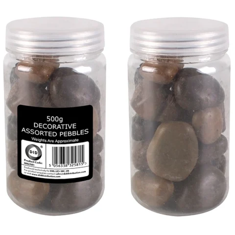 DID Decorative Large Assorted Pebbles 500g