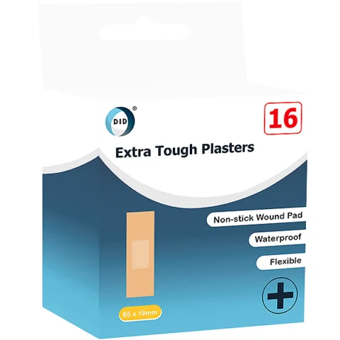 DID Extra Tough Plasters 65 X 19mm 16pc