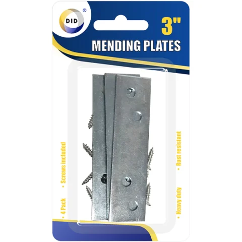 DID Heavy Duty Mending Plates 3" 4 Pack