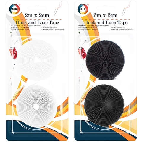DID Hook & Loop Tape Assorted Colour 2m X 2cm