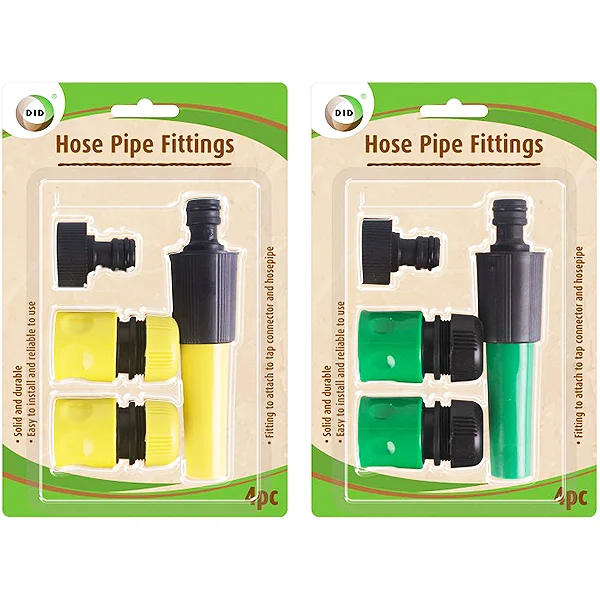 DID Hose Pipe Fittings 4pc Assorted