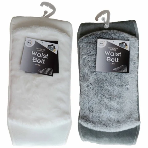 DID Hot Water Bottle & Waist Belt Set 1L Assorted Colours