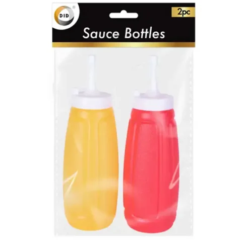 DID Mixed Colour Sauce Bottles 2 Pack 18.5cm X 5cm