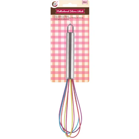 DID Multicoloured Silicone Whisk 25cm