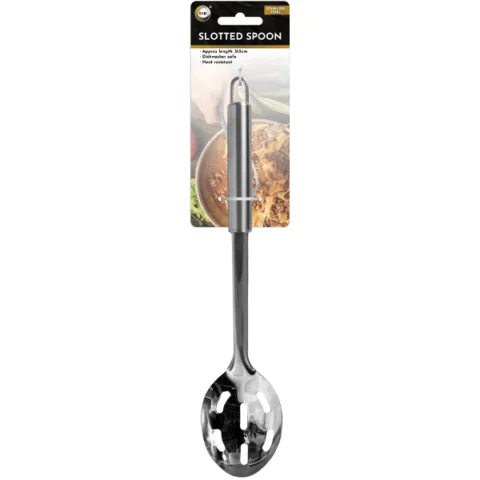 DID Stainless Steel Slotted Spoon 31.5cm