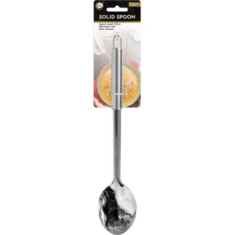 DID Stainless Steel Solid Spoon 31.5cm