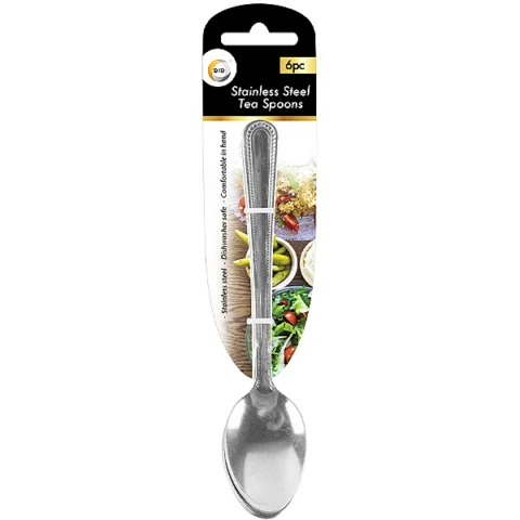 DID Stainless Steel Tea Spoons 6pc