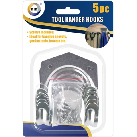 DID Tool Hanger Hooks 5pc