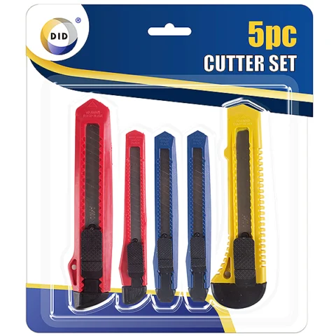 DID Utility Knife Cutter Set Assorted 5pc