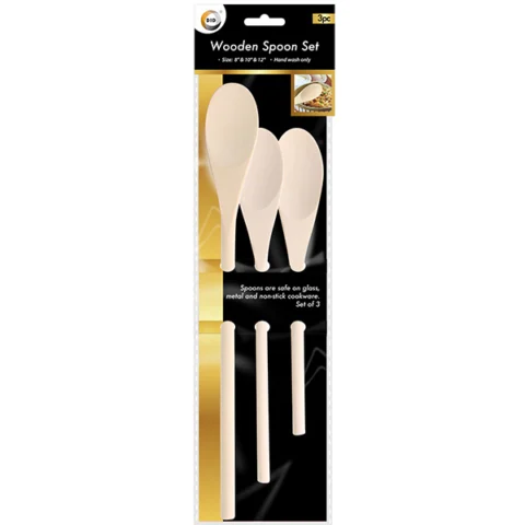 DID Wooden Spoon Set 3pc
