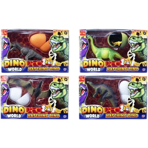 Dino World 2-in-1 Hatching Dinosaur Toy Assorted