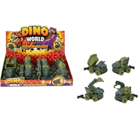 Dino World DIY Dino Trucks Assorted