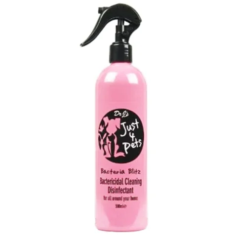 Dr J's Just 4 Dogs Bactericidal Cleaning Disinfectant Spray 500ml