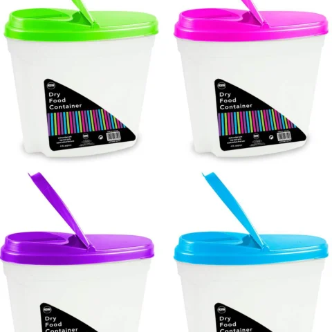 Dry Food Storage Container With Flip Top Lid 4.8l