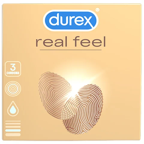 Durex Real Feel Skin-On-Skin Feeling Condom 3 Pack