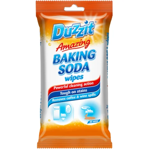 Duzzit Amazing Baking Soda Wipes 40 Pack