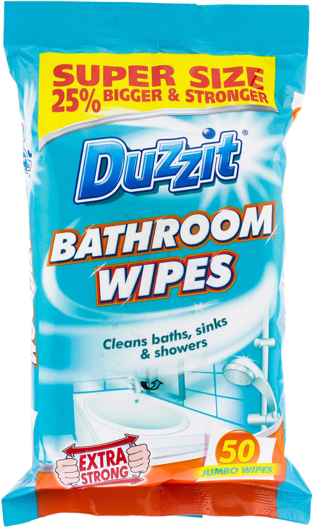 Duzzit Bathroom Cleaning Wipes 50 Pack
