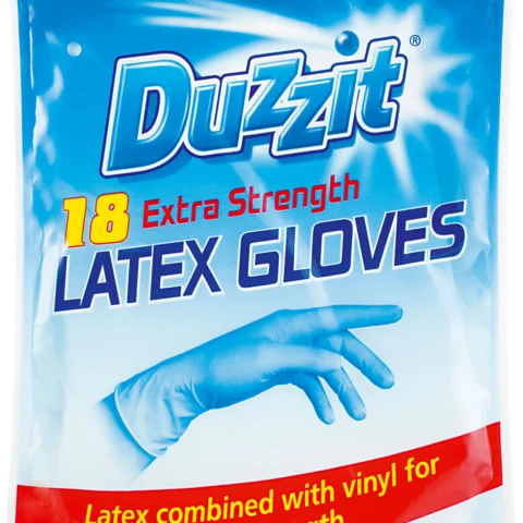 Duzzit Latex Gloves Large 18 Pack