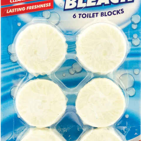 Duzzit Power Bleach Toilet Blocks 6 Pack