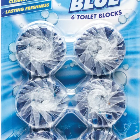 Duzzit Power Blue Toilet Blocks 6 Pack