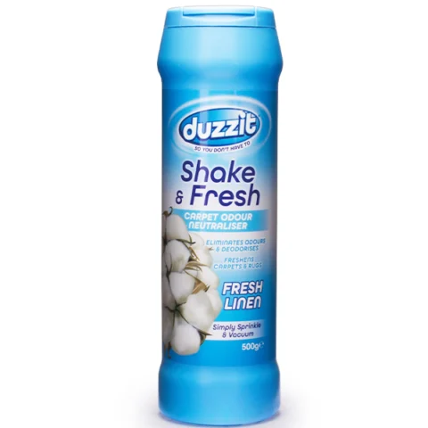 Duzzit Shake & Fresh Carpet Odour Neutraliser Fresh Linen 500g
