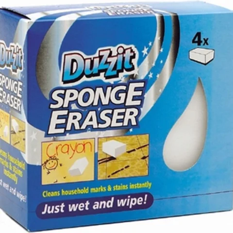 Duzzit Sponge Eraser 4 Pack