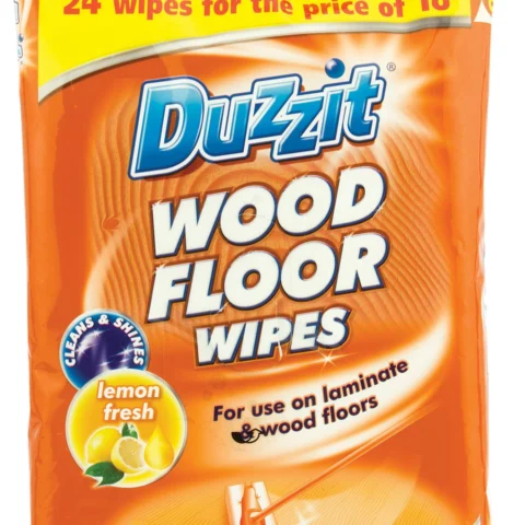 Duzzit Wood Floor Wipes Lemon Fresh 24 Pack