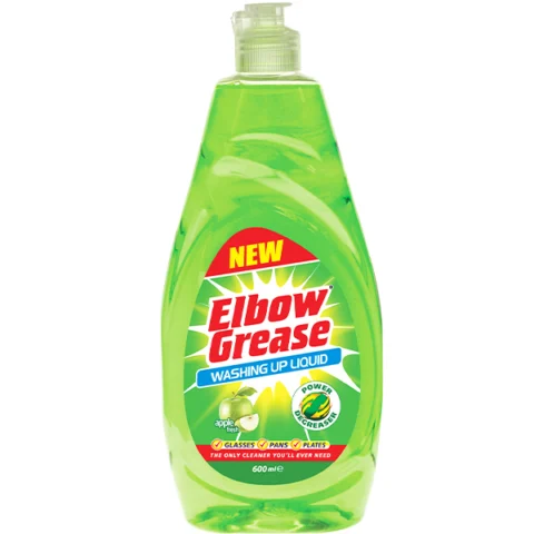 Elbow Grease Apple Power Degreaser Washing Up Liquid 600ml