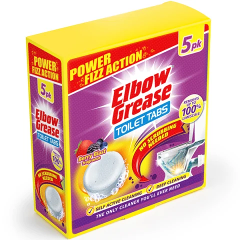 Elbow Grease Berry Blast Toilet Tablets 30g 5 Pack