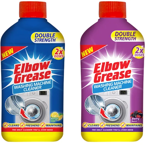 Elbow Grease Double Strength Washing Machine Cleaner 250ml Assorted Fragrance