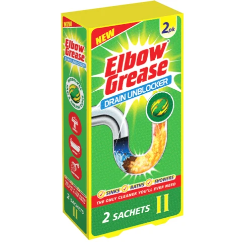Elbow Grease Drain Unblocker Sachet 2 Pack