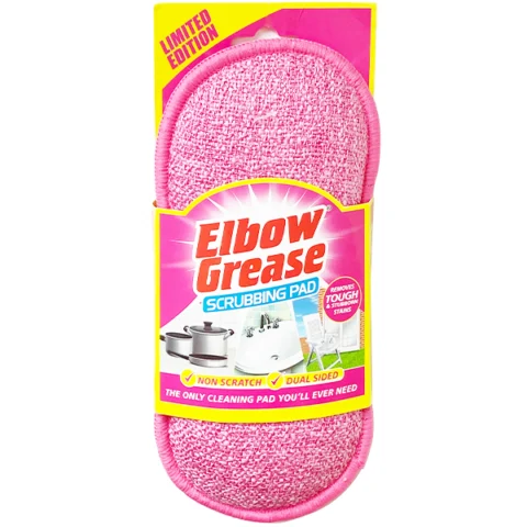Elbow Grease Dual-Sided Pink Scrubbing Pad
