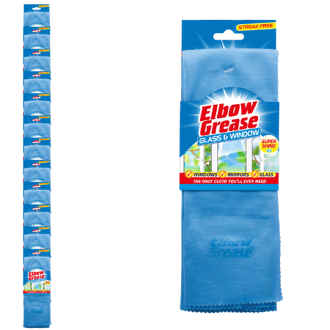 Elbow Grease Glass & Window Cloth Clipstrip