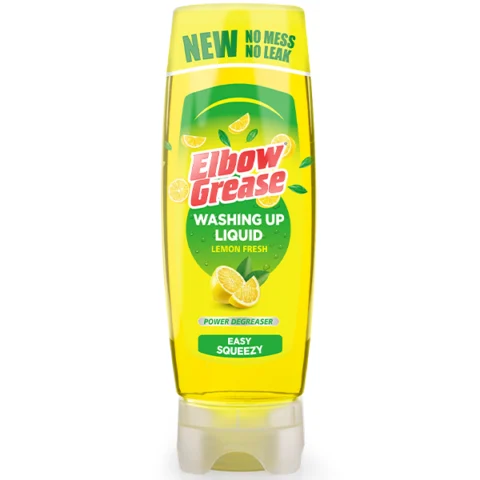 Elbow Grease Stand Up Easy Squeezy Lemon Fresh Washing Up Liquid 450ml