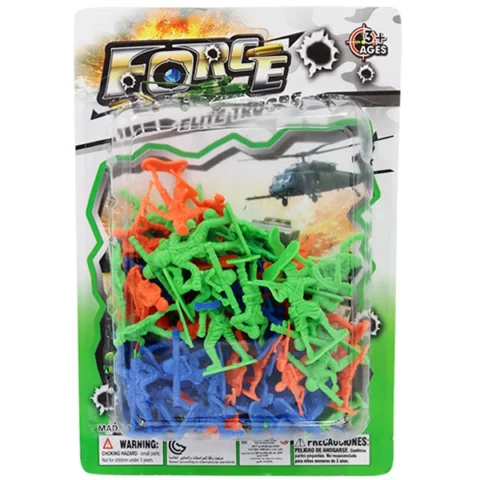 Elite Troops Army Men 3 Assorted Colours