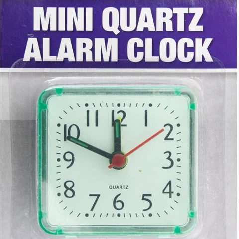 Elpine Mini Quartz Alarm Clock