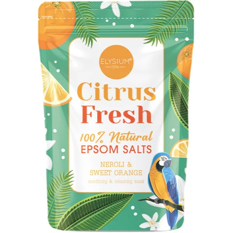 Elysium Spa Citrus Fresh Neroli & Sweet Orange Epsom Bath Salts 450g