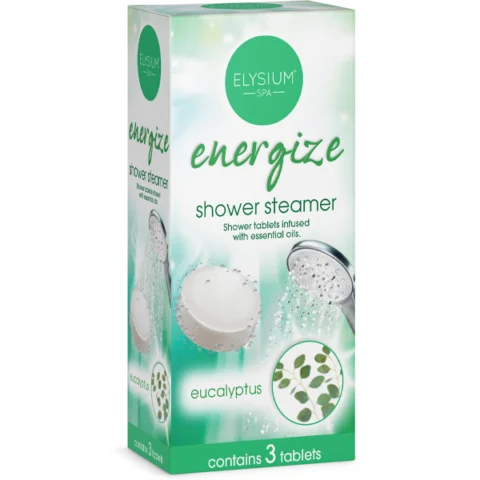 Elysium Spa Eucalyptus Energize Shower Steamer Tablets 3 Pack