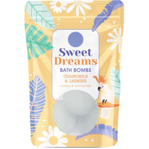 Elysium Spa Sweet Dreams Chamomile & Jasmine Bath Bombs 3 Pack