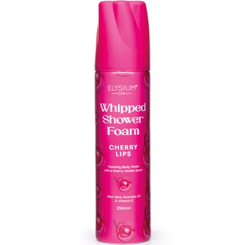 Elysium Spa Whipped Shower Foam Cherry Lips Body Wash 250ml