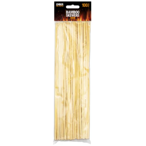 Ember BBQ Bamboo Skewers 30cm 100 Pack