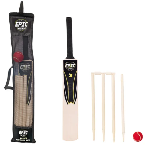 Epic Sport Size 3 Kids Cricket Set 7pc