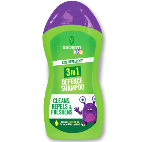 Escenti Kids 3-In-1 Lice Repellent Defence Shampoo 300ml